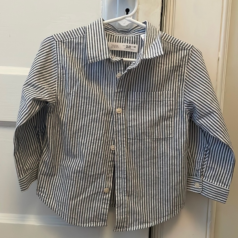 Zara striped LS Shirt 18-24 months